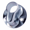 Escudo de seguridad IFAM Plateado Acero Cromado (Ø 42 x 26 mm)