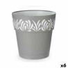 Maceta Autorriego Stefanplast Gaia Gris Plástico 29 x 29 x 29 cm (6 U