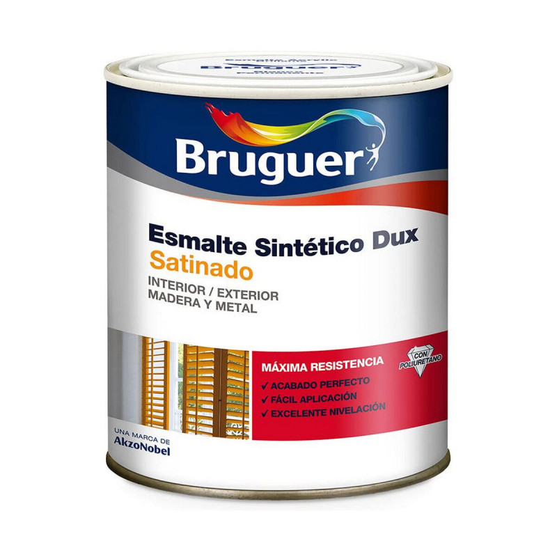 Esmalte sintético Bruguer Dux Negro Satinado 750 ml Esmalte sintético Bruguer Dux Negro Satinado 750 ml