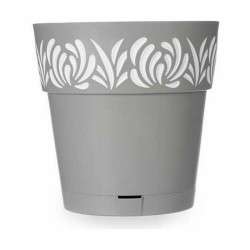 Maceta Autorriego Stefanplast Gaia Gris Plástico 29 x 29 x 29 cm (6 U