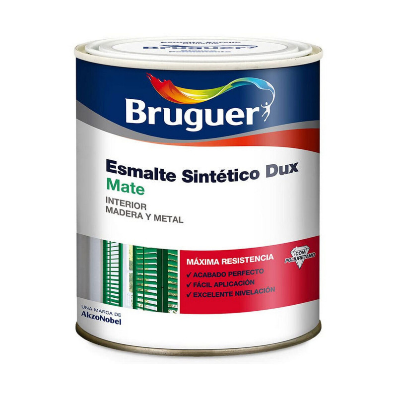 Esmalte sintético Bruguer Dux Negro 750 ml Mate Esmalte sintético Bruguer Dux Negro 750 ml Mate