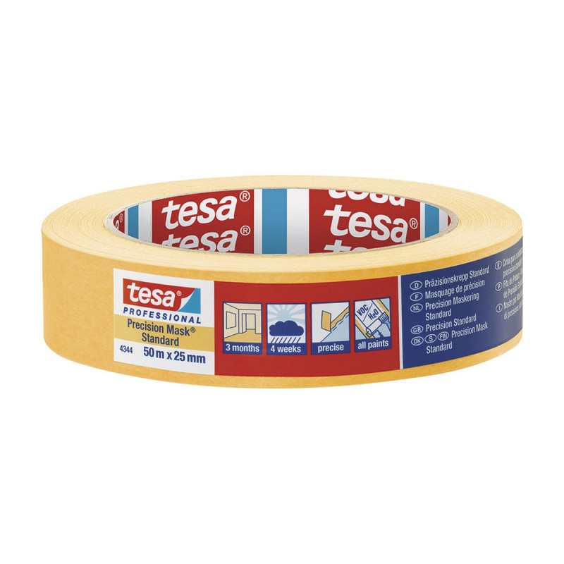 Cinta Adhesiva TESA Precision Mask 4344 Standard (50 m x 25 mm) Cinta Adhesiva TESA Precision Mask 4344 Standard (50 m x 25 mm)