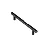 Tirador Rei 891h Negro Acero Inoxidable 128 mm 4 Piezas 16,8 x 1,2 x 3