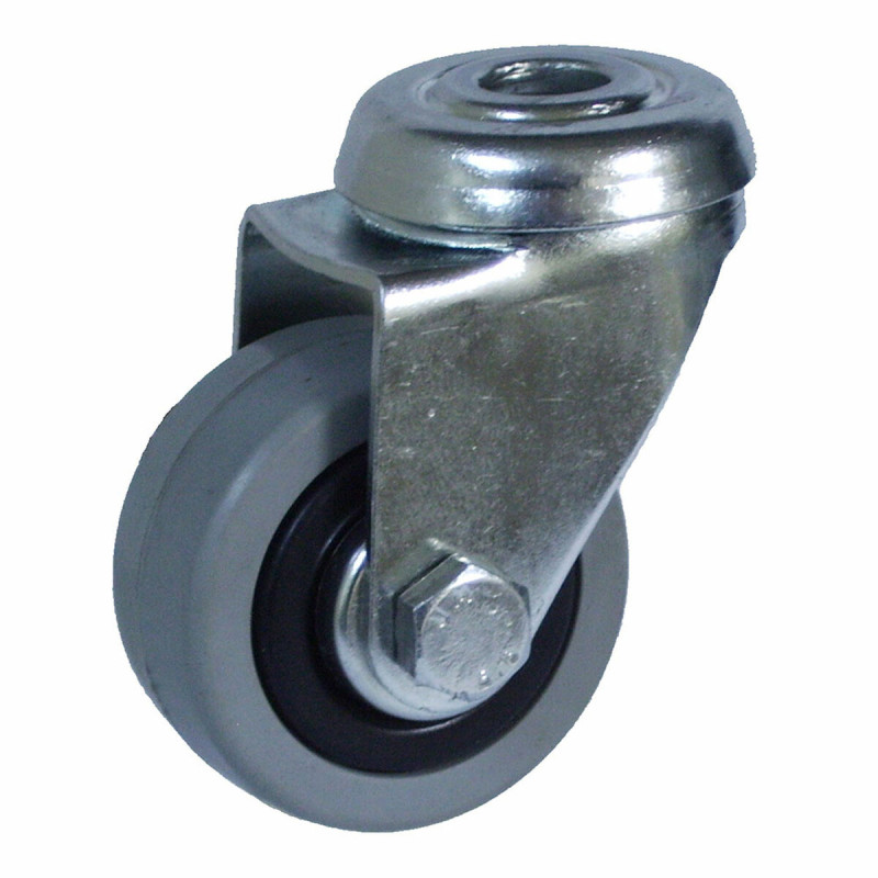 Rueda Afo CR07130 Pasador Ø 40 mm Goma de caucho Rueda Afo CR07130 Pasador Ø 40 mm Goma de caucho