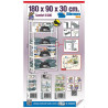 Estantería Simon Rack Comfort 5/300 Metal 5 Estantes 500 kg (180 x 90