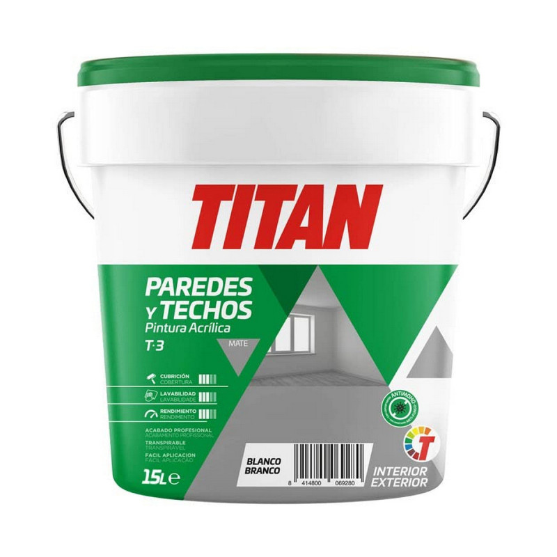 Pintura Titan Blanco 15L Pintura Titan Blanco 15L