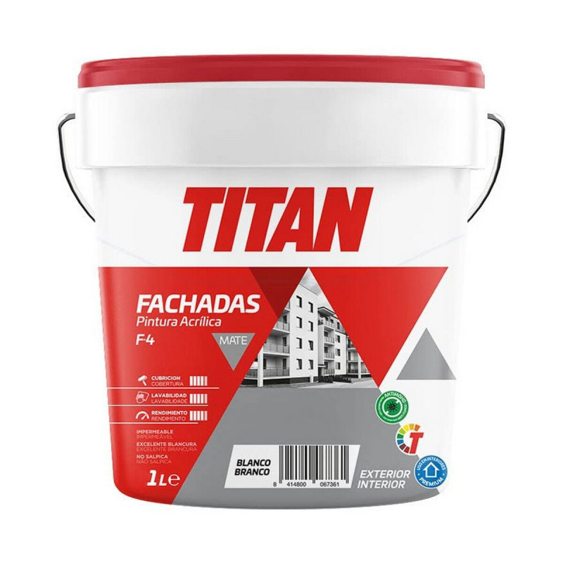 Pintura Titan 125670001 125 ml Blanco 1 L Pintura Titan 125670001 125 ml Blanco 1 L