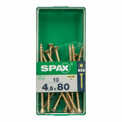 Caja de tornillos SPAX 4081020450802 Tornillo de madera Cabeza plana (