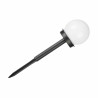 Baliza Bola Carga solar Blanco Negro Plástico 10 x 34,5 x 10 cm (12 U