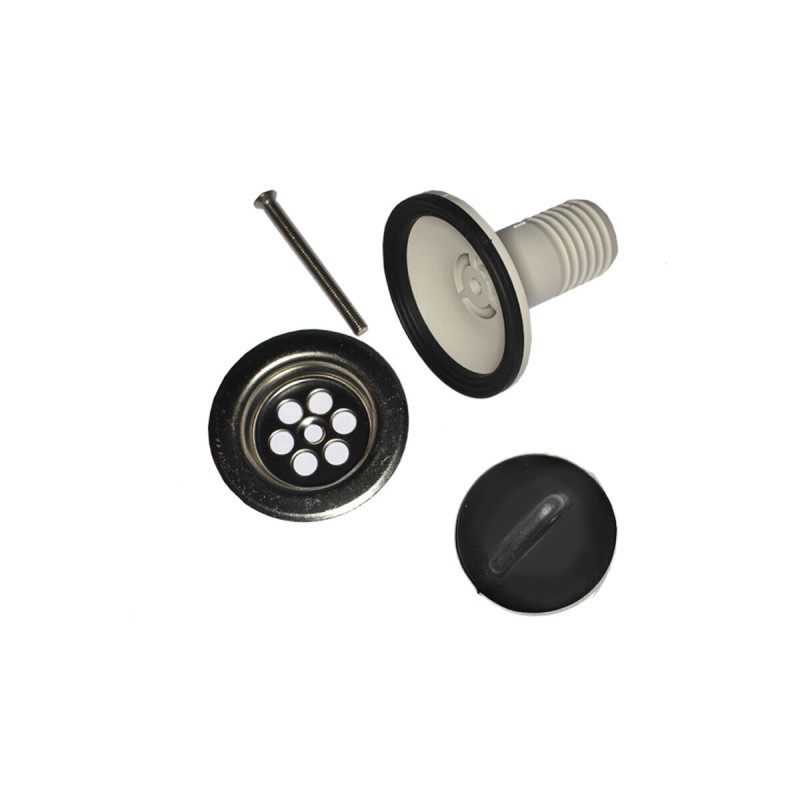Filtro EDM Fregadero Negro Plástico PVC Ø 35 mm Filtro EDM Fregadero Negro Plástico PVC Ø 35 mm