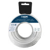 Cable EDM 2 x 1 mm Blanco 5 m