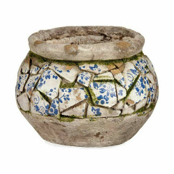Figura Decorativa para Jardín Jarrón Poliresina 28 x 19,5 x 28 cm (2