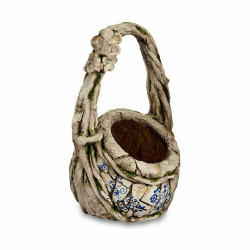 Figura Decorativa para Jardín Jarrón Poliresina 25,5 x 44 x 27,5 cm