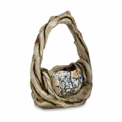 Figura Decorativa para Jardín Jarrón Poliresina 17 x 44 x 34,5 cm (2