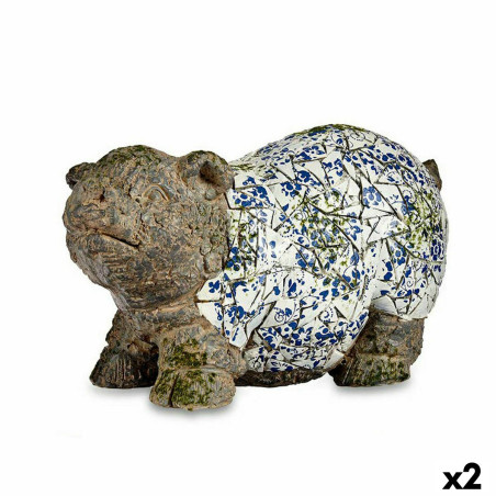 Figura Decorativa para Jardín Cerdo Poliresina 20,5 x 26 x 47 cm (2 U