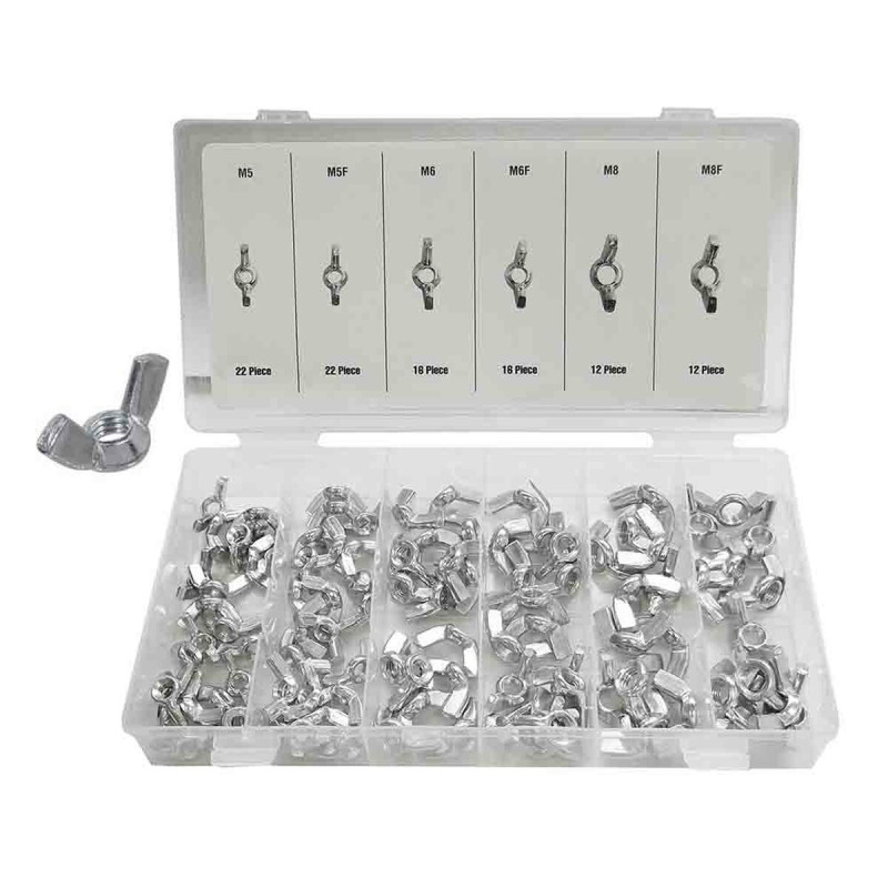 Set Bensontools Mariposa 100 Piezas Set Tuercas Set Bensontools Mariposa 100 Piezas Set Tuercas