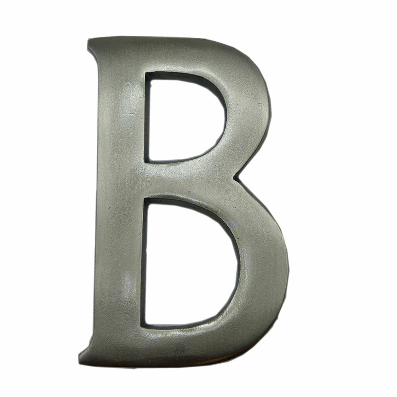 Letra EDM B Mate Plata en níquel (10 cm) Letra EDM B Mate Plata en níquel (10 cm)