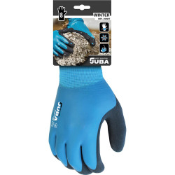 Guantes de Trabajo JUBA Poliéster Nailon Nitrilo Frío Azul