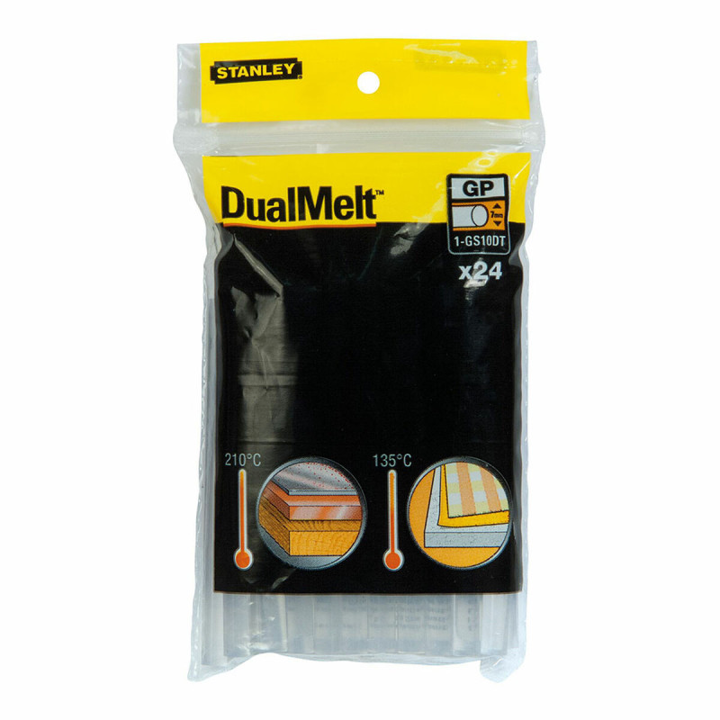 Barras de cola termofusible Stanley Dual Melt 1-GS10DT Ø 7 x 100 mm ( Barras de cola termofusible Stanley Dual Melt 1-GS10DT Ø 7 x 100 mm (