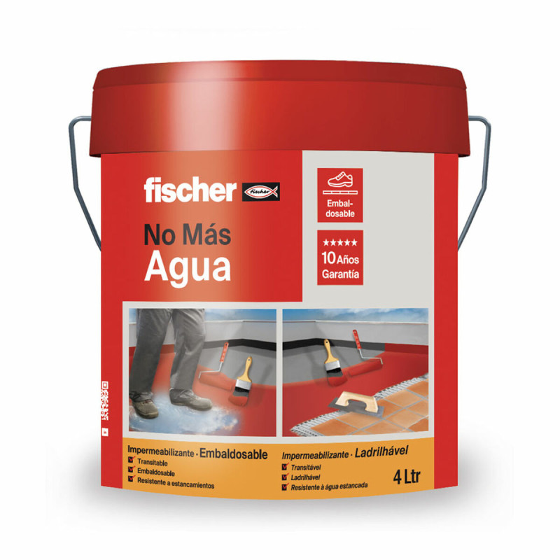 Impermeabilizante Fischer Ms Terracota 4 L Impermeabilizante Fischer Ms Terracota 4 L