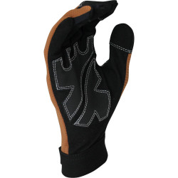 Guantes de Trabajo JUBA Mecanix Táctil Piel Sintética Marrón Spande