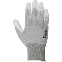 Guantes de Trabajo JUBA Antiestático Gris Nailon Fibra de carbono