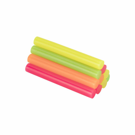 Barras de cola termofusible Salki 430108 Multicolor Decoración Flúor