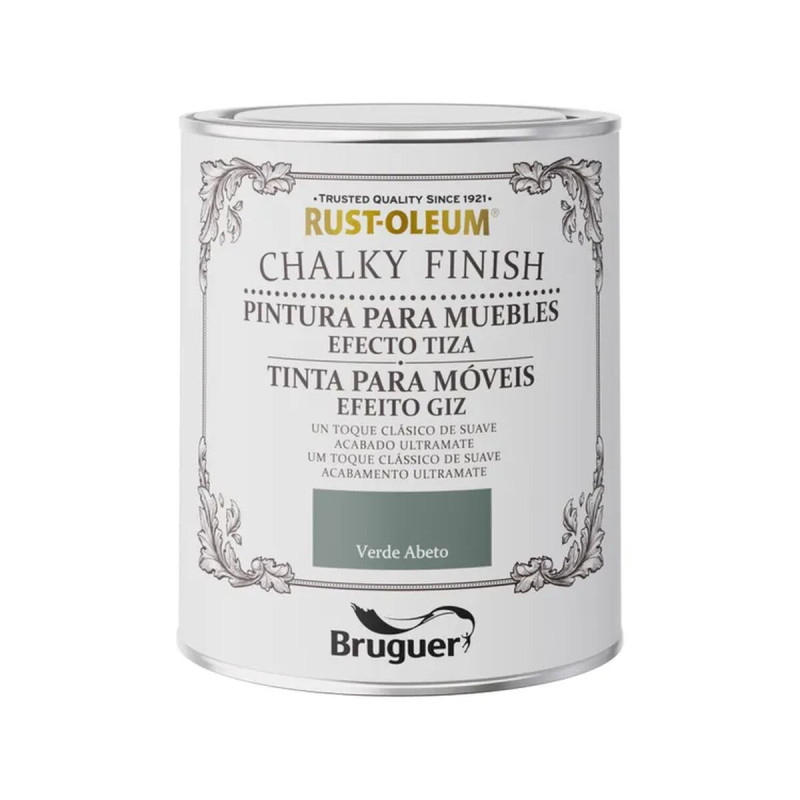 Pintura Bruguer Rust-oleum Chalky Finish 5733889 Muebles Fir Green 750