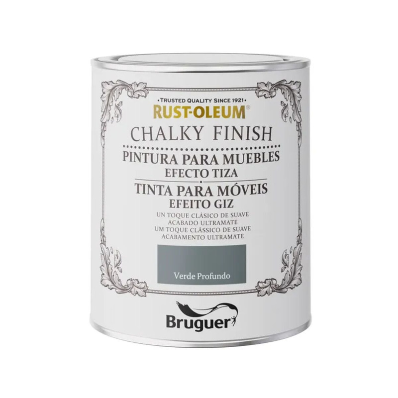 Pintura Bruguer Rust-oleum Chalky Finish 5733890 Muebles Deep Green 75 Pintura Bruguer Rust-oleum Chalky Finish 5733890 Muebles Deep Green 75