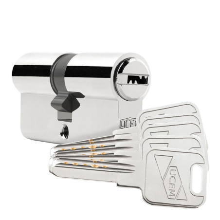 Cilindro de seguridad UCEM 2000s2ln3333ll Europeo Leva Larga 33 x 33 m