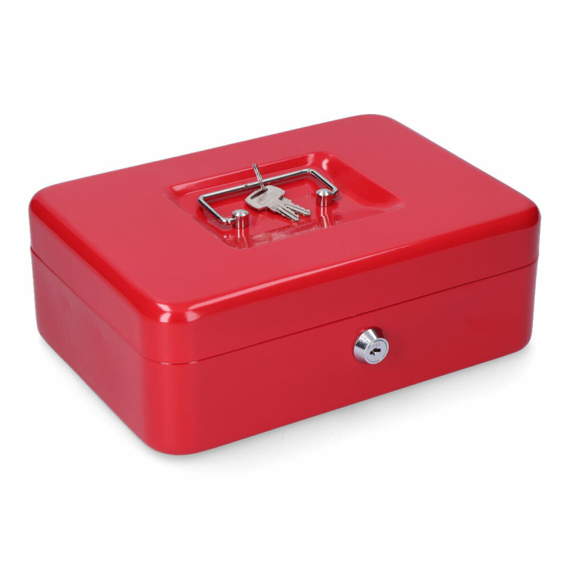 Caja de caudales Micel CFC09 M13398 Rojo Acero 25 x 18 x 9 cm Caja de caudales Micel CFC09 M13398 Rojo Acero 25 x 18 x 9 cm