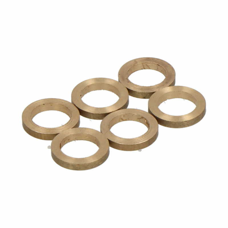 Arandelas EDM OV02 Oval Bisagras Latón Ø 10 mm 10 x 7 x 1,5 mm Arandelas EDM OV02 Oval Bisagras Latón Ø 10 mm 10 x 7 x 1,5 mm
