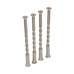 Tornillo pasante multicorte EDM TRN02 Acero M4 x 75 mm (4 Unidades)