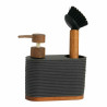 Dispensador de Jabón 2 en 1 para Fregadero Andrea House cc73049 Negro