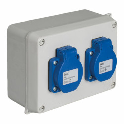 Caja de enchufes Solera 816-5 Estanca 15,3 x 10 x 6,5 cm 250 V 16 A IP
