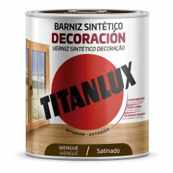 Barniz sintético Titanlux m11100734 Decoración Satinado Wengue 750 m