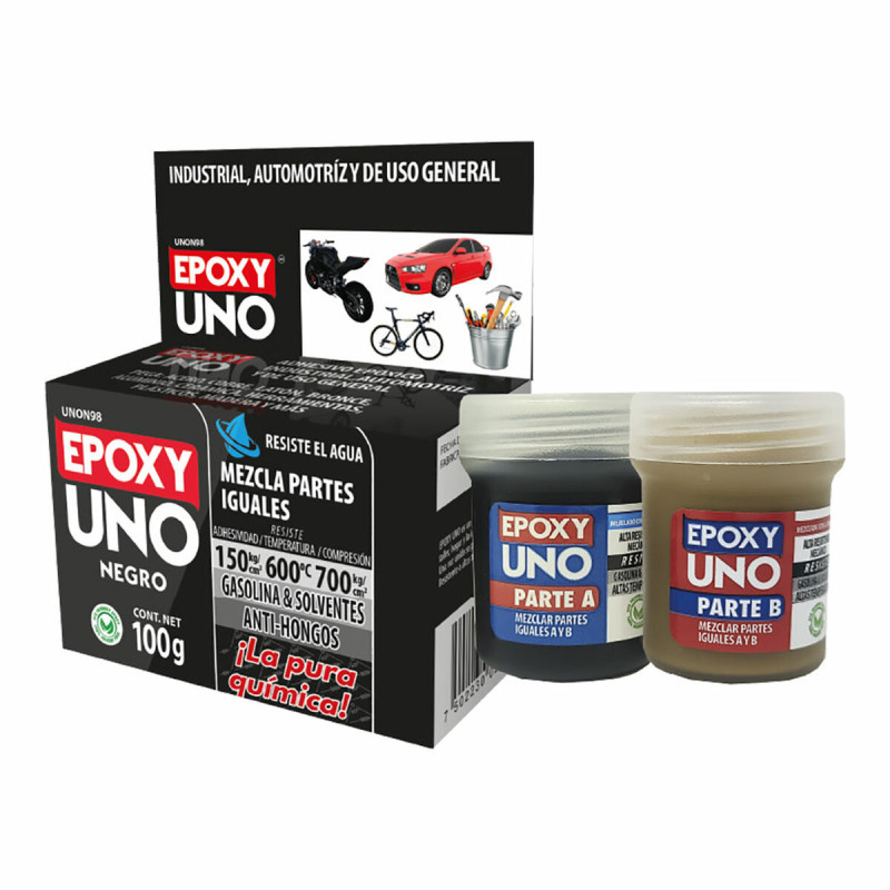 Adhesivo epoxi bicomponente Fusion Epoxy Black Label Unon98 Universal Adhesivo epoxi bicomponente Fusion Epoxy Black Label Unon98 Universal