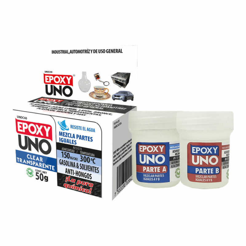 Adhesivo epoxi bicomponente Fusion Epoxy Black Label Unoc40 Universal