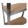 Estantería Kinzo Madera Acero Inoxidable 5 Estantes 750 kg 75 x 30 x