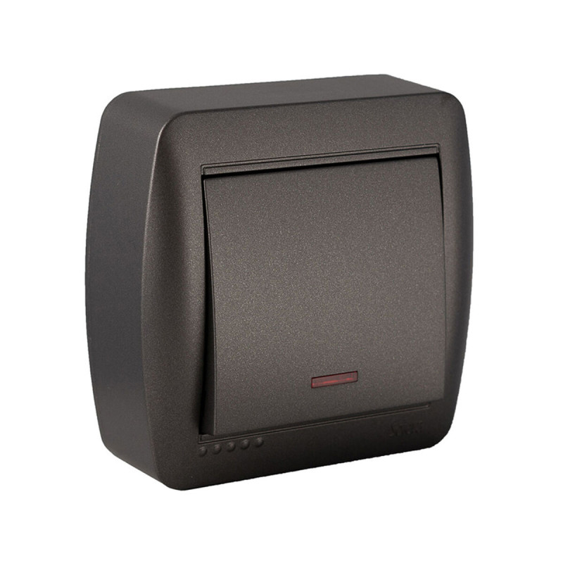Interruptor Simple Conmutado Solera Mural 7,4 x 7,2 x 2,8 cm 250 V 10