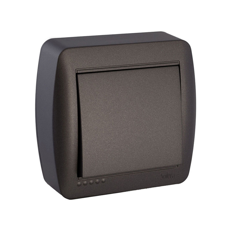 Interruptor Simple Conmutado Solera Mural 7,4 x 7,2 x 2,8 cm 250 V 10