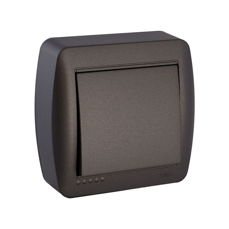 Interruptor Simple Conmutado Cruzamiento Solera Mural 7,4 x 7,2 x 2,8 Interruptor Simple Conmutado Cruzamiento Solera Mural 7,4 x 7,2 x 2,8