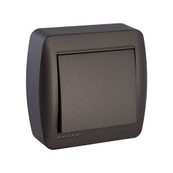 Interruptor de luz Solera Mural 7,4 x 7,2 x 2,8 cm 250 V 10 A Bipolar