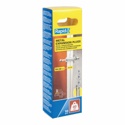 Tacos y tornillos Rapid 5001551 Ø 11 x 65 mm M5 x 74 mm Metal Expansi