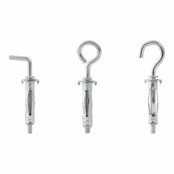 Set de alcayatas, hembrillas y ganchos Rapid Ø 8 x 32 mm Metal Expans