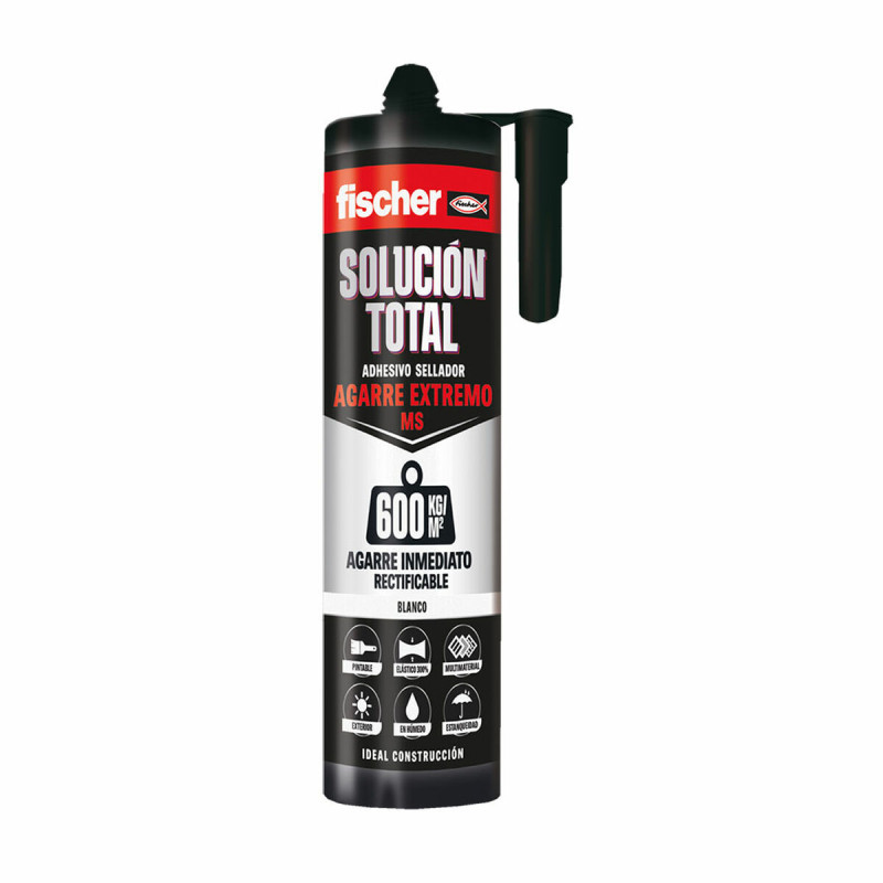 Sellador/Adhesivo Fischer Solución Total 572475 Blanco 290 ml Extrafu Sellador/Adhesivo Fischer Solución Total 572475 Blanco 290 ml Extrafu
