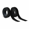 Cinta de Doble Cara Inofix 2145-3 Negro 1,5 m x 2 cm Cierre de gancho