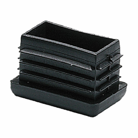 Contera/Tapón terminal Micel CNT04 Negro Polietileno Rectangular 10 x