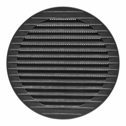 Rejilla de ventilación EDM 87722 Antracita Ø 15 cm