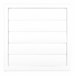 Rejilla de ventilación EDM 87735 Blanco Ø 10 cm 17 x 17 cm